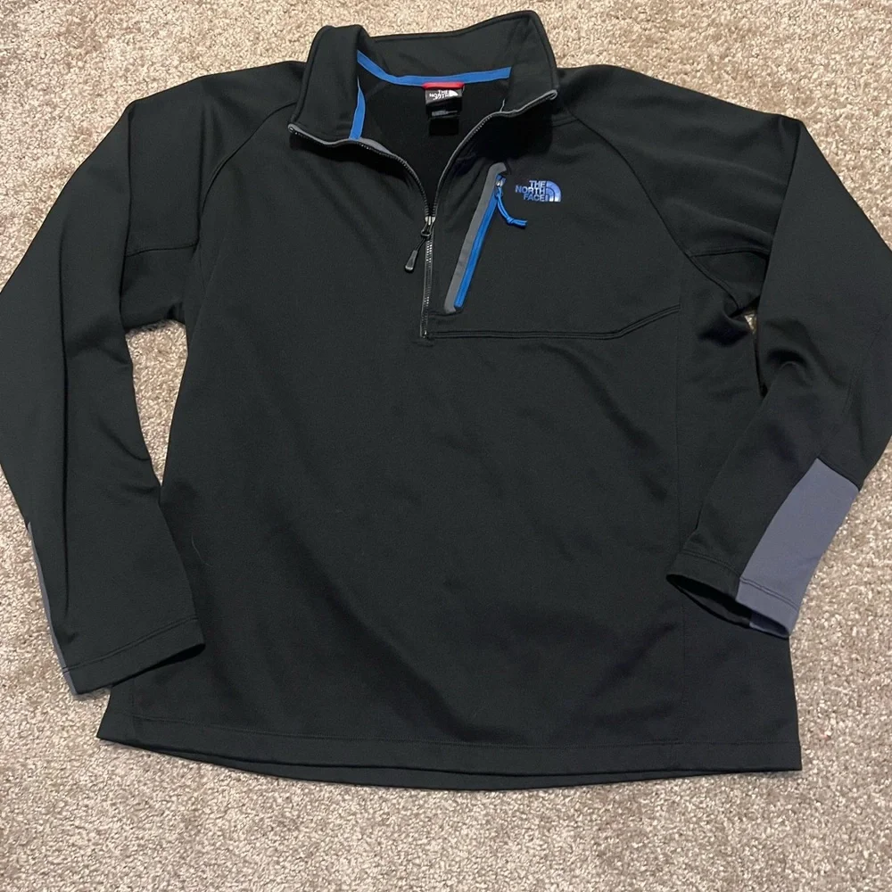 Nike men’s 1/4 zip black pullover XL‎